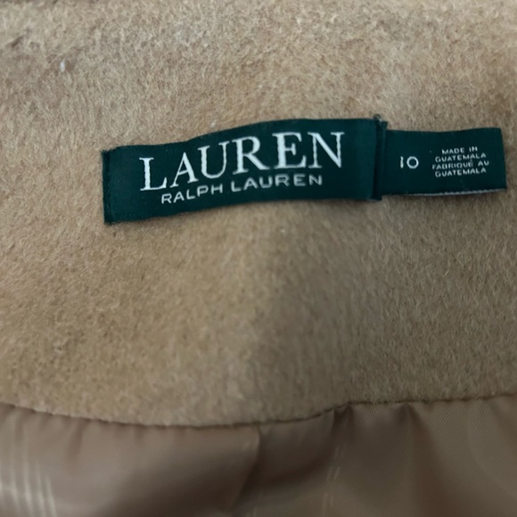 Ralph Lauren camel full length coat ~ size 10 - Picture 8 of 10